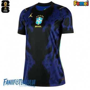 Brazilia Echipament de Fotbal Replică Mondial 2026 Femei Deplasare